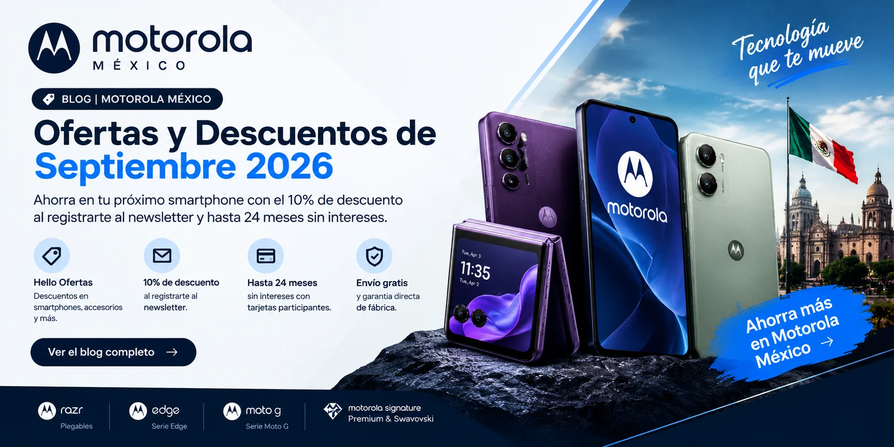 Motorola México: Ofertas y Descuentos de Septiembre 2026