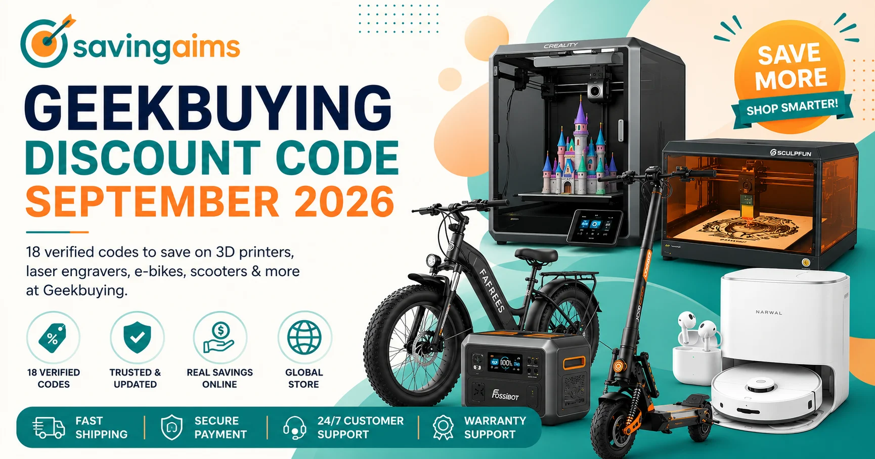 Geekbuying discount code and coupons guide for September 2026