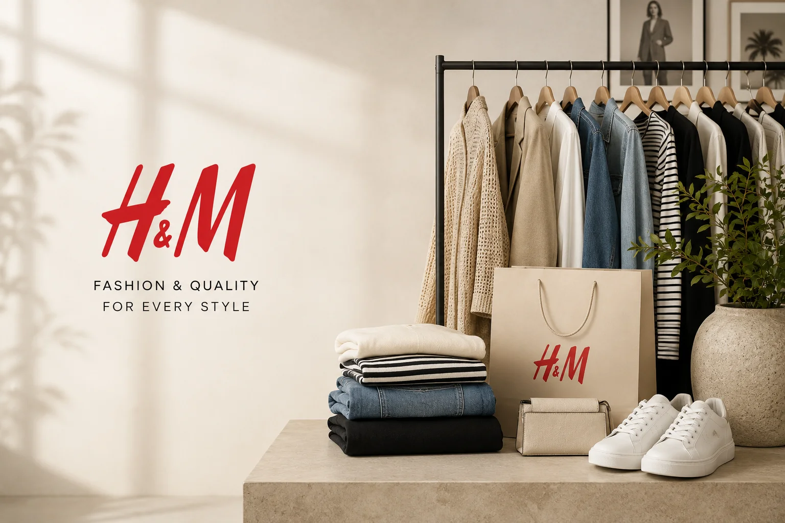 H&M UAE fashion store offering trendy clothing, shoes, accessories, beauty products, and home décor for women, men, kids, and babies at affordable prices.