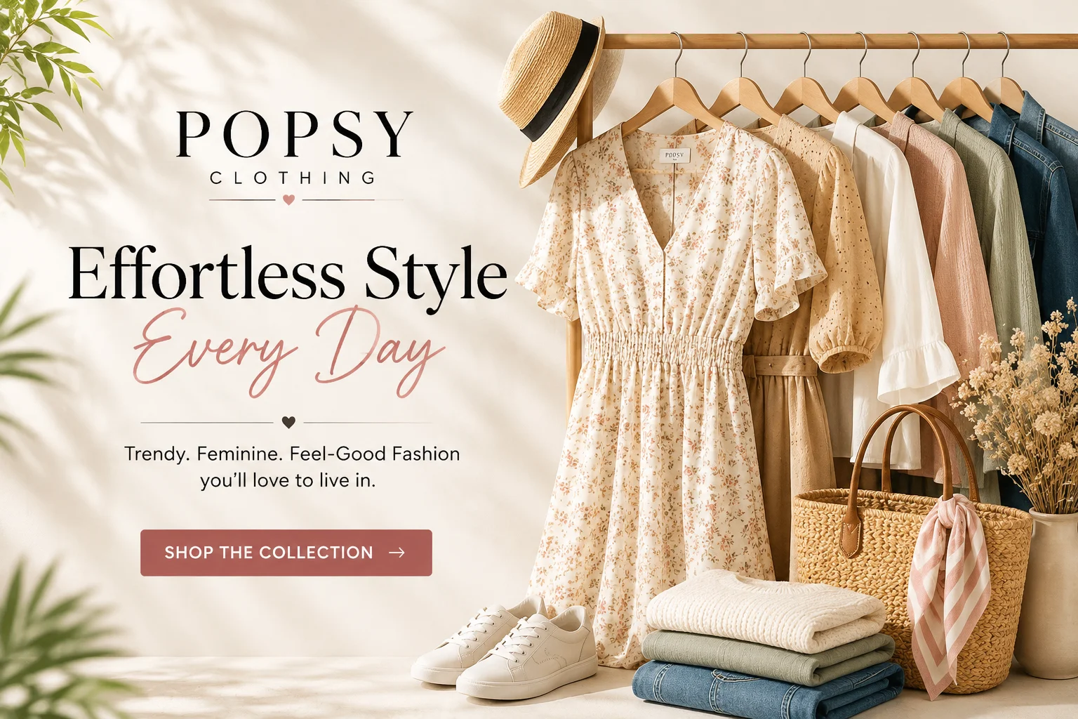 Popsy Clothing women's fashion collection featuring stylish dresses, jumpsuits, colourful prints, flattering fits, and modern everyday clothing designed for confidence and comfort.