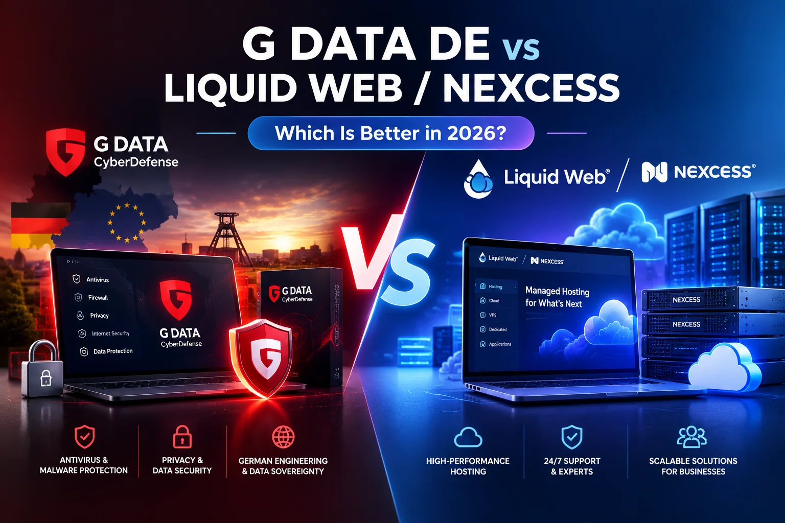 G DATA DE vs Liquid Web / Nexcess: Which Service Should You Choose in 2026?