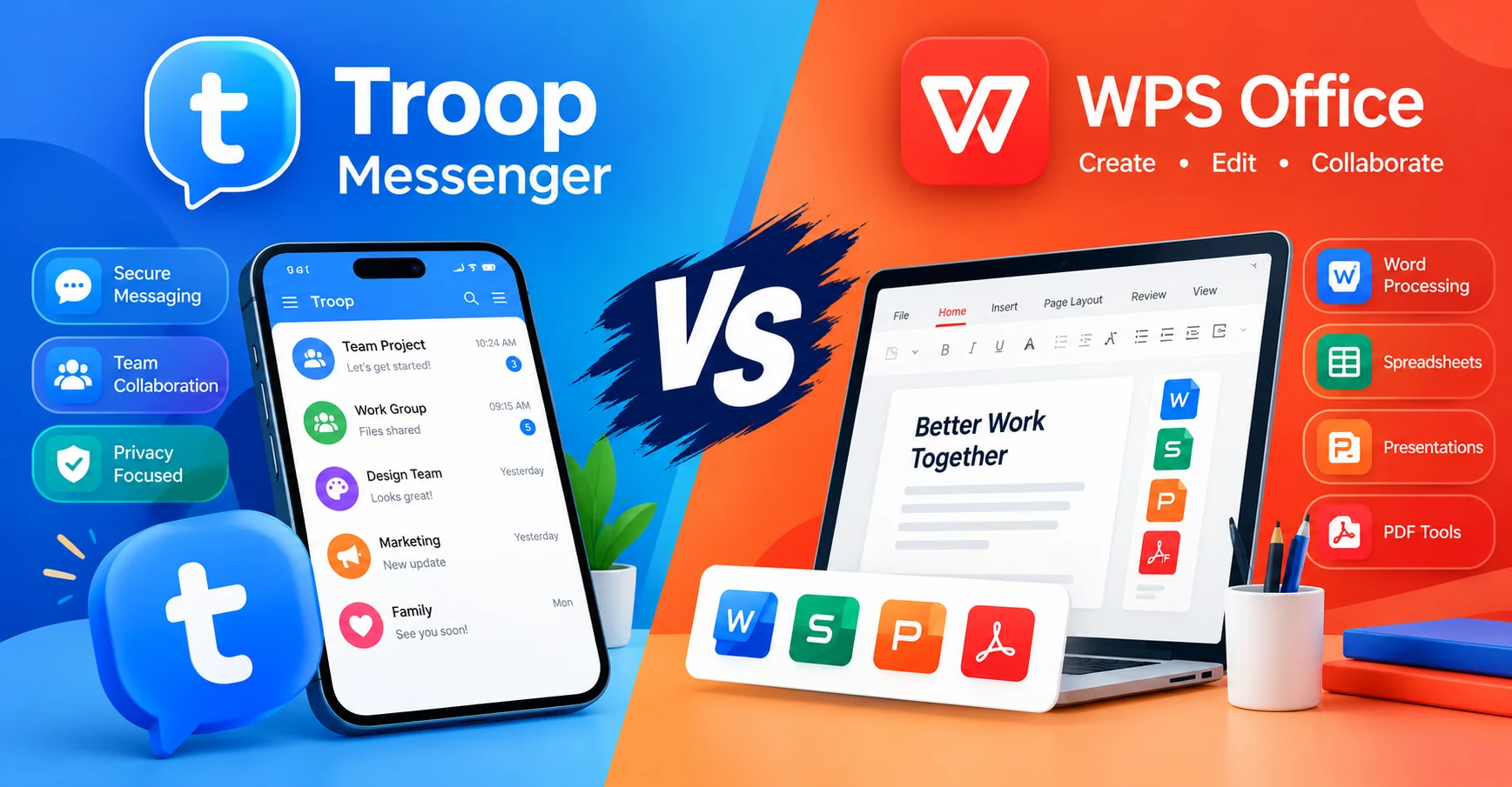 Troop Messenger VS WPS Office Which Is Better in 2026?