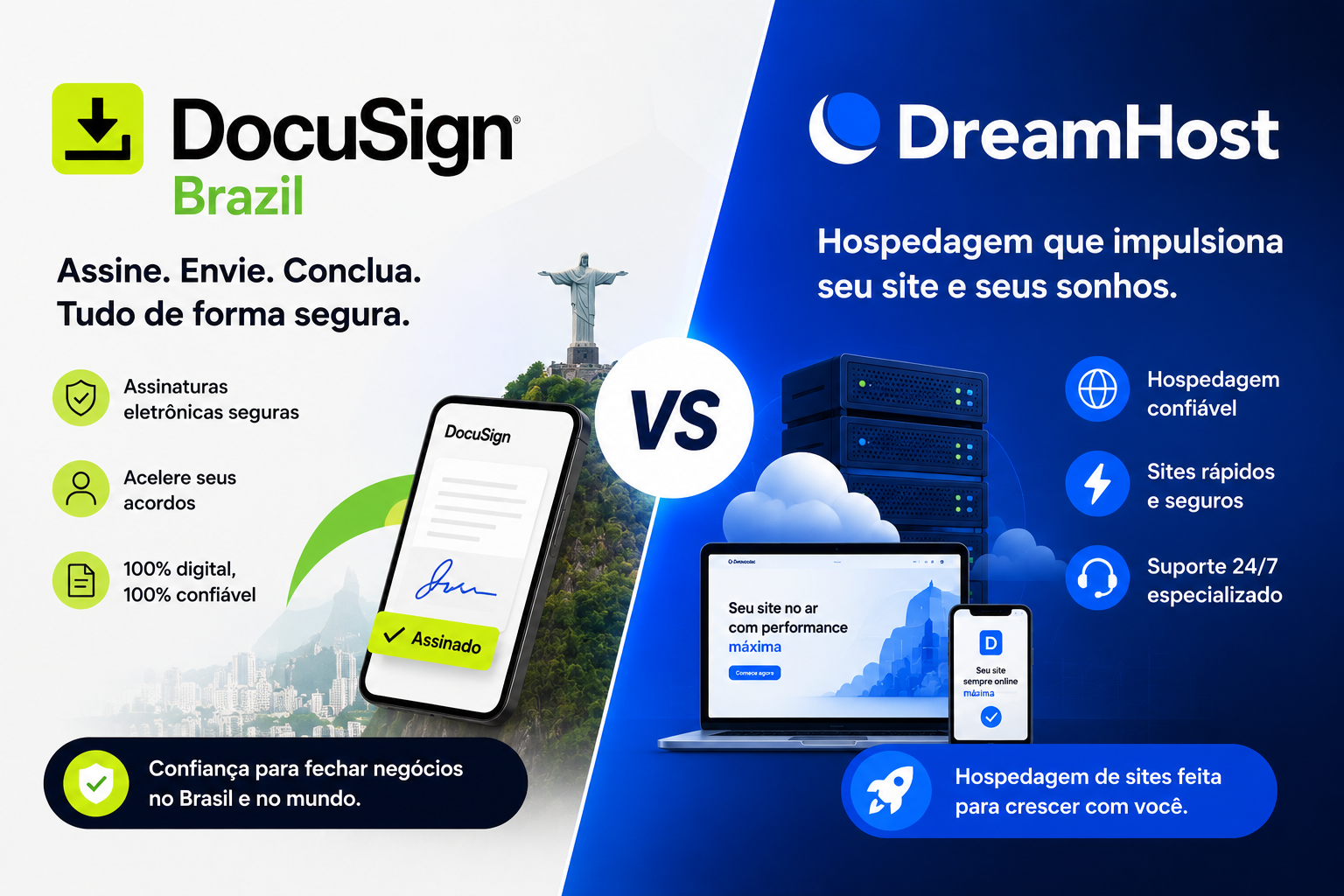 DocuSign Brazil vs DreamHost: Which One Wins in 2026?