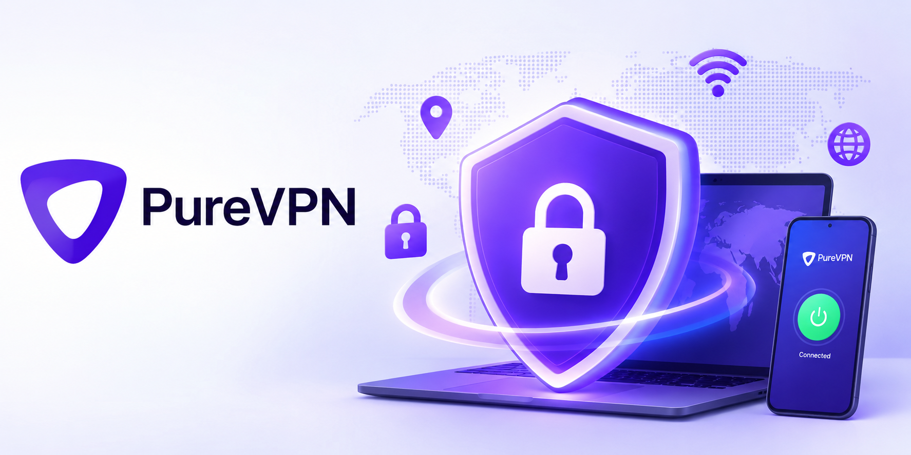 PureVPN secure VPN service for online privacy and browsing