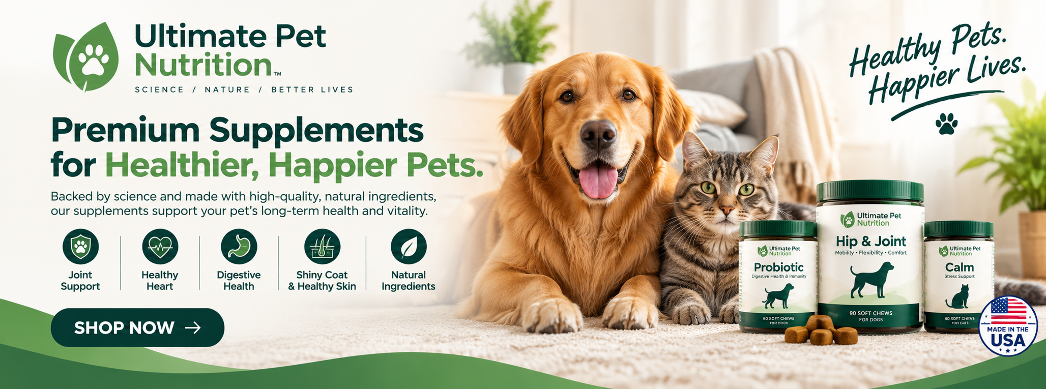 Ultimate Pet Nutrition Discount Codes and Pet Care Supplement Deals
