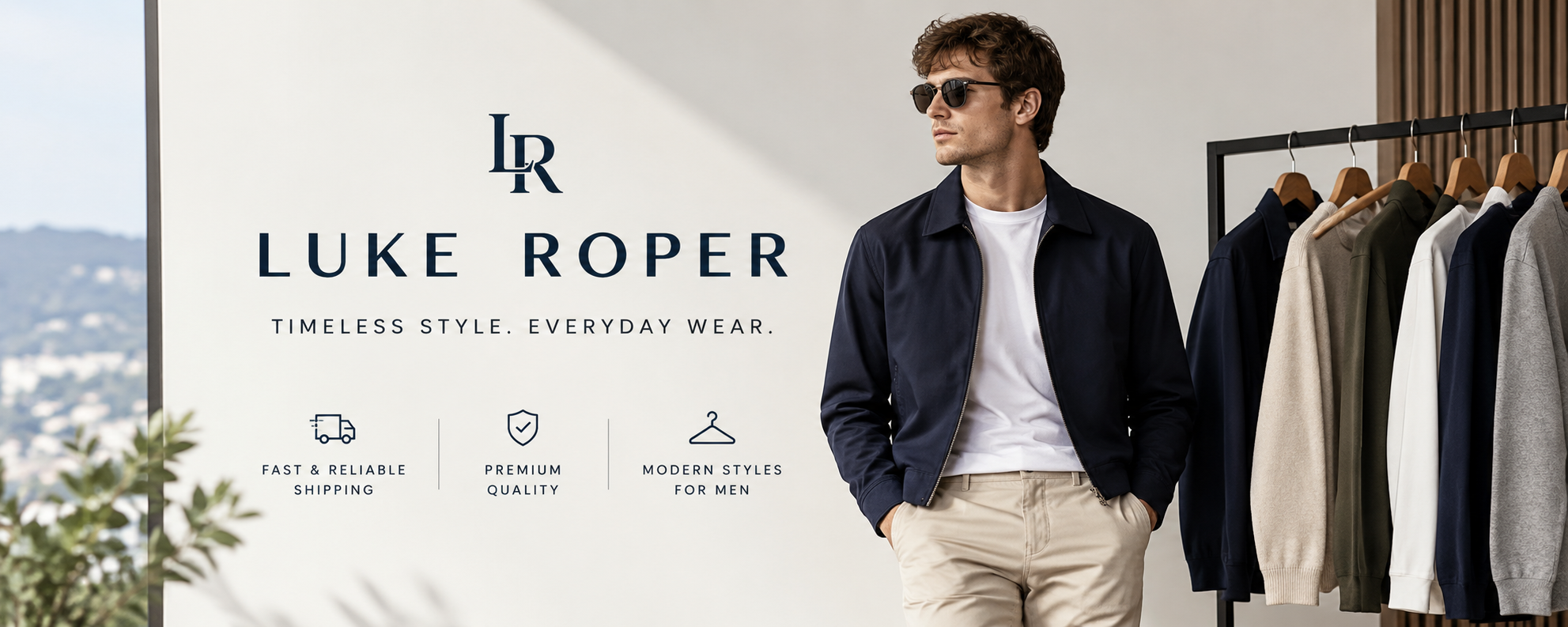 Luke Roper Luke 1977 logo British designer menswear clothing and accessories