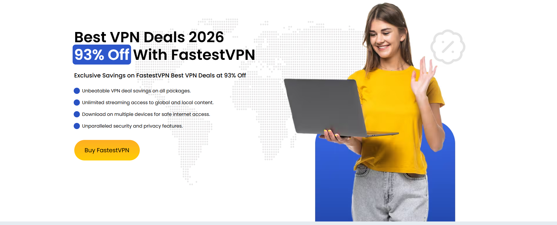 FastestVPN secure internet privacy subscription promo code