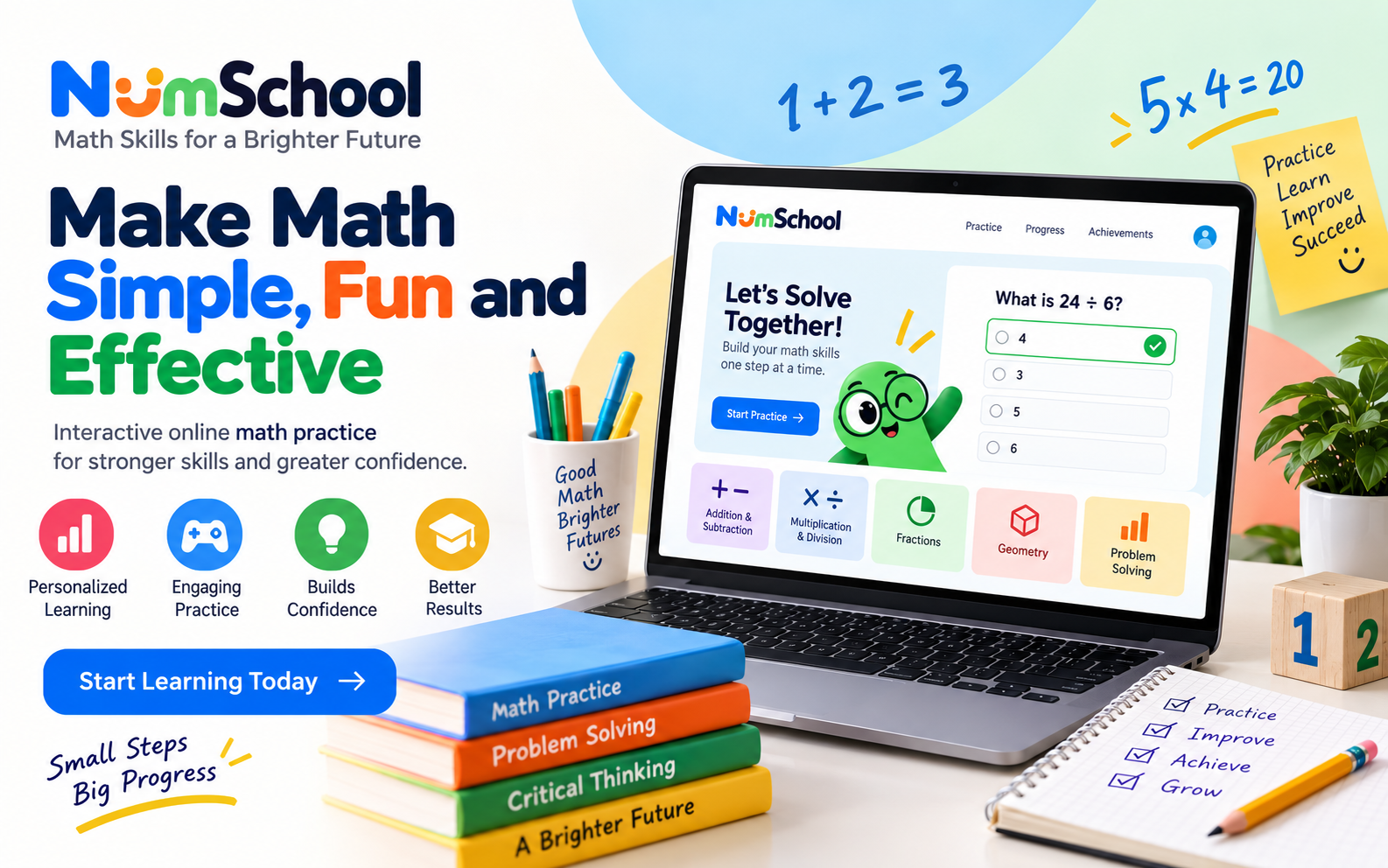 NumSchool online education platform featuring numerology courses, digital psychology programs, personal development lessons, and online educational resources.