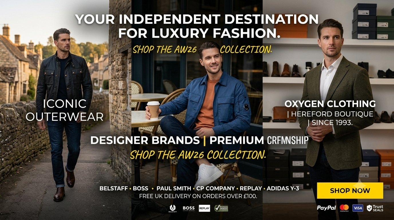 Redefine your style with premium British heritage brands and handpicked luxury designer fashion.