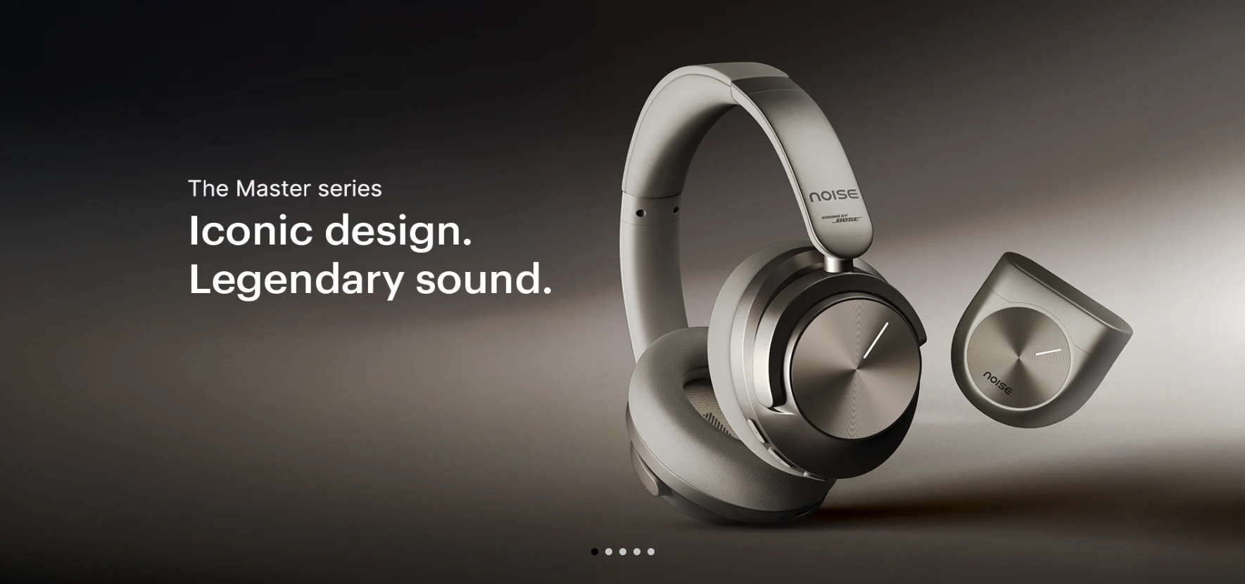 Noise US official smartwatches and wireless earbuds promotional banner