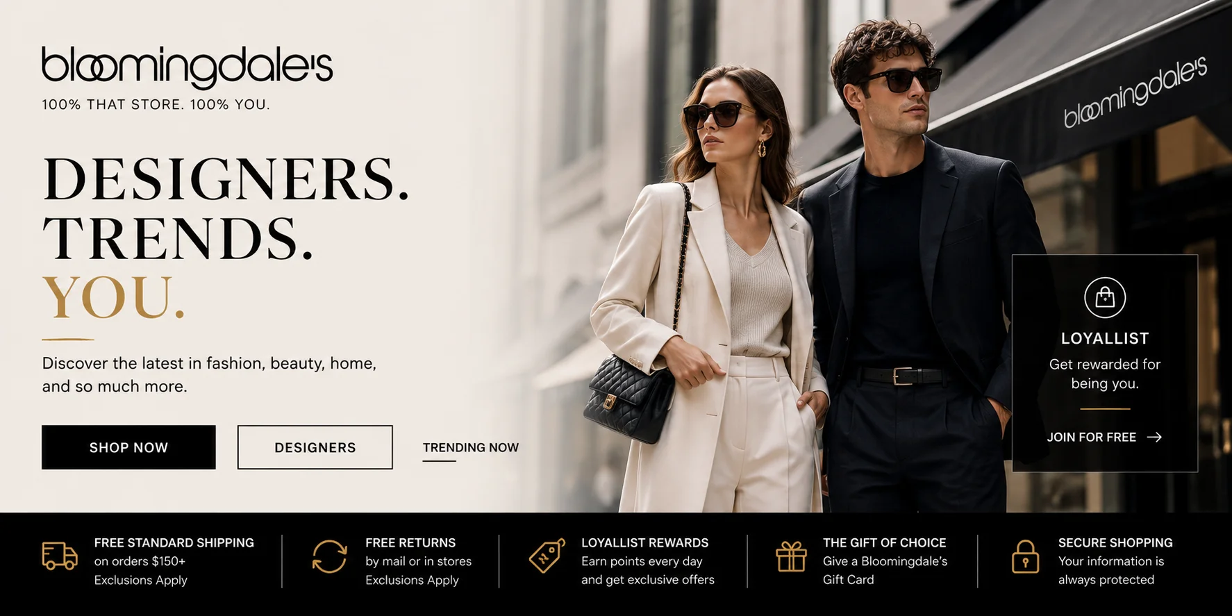 Elevate your style with premium designer fashion and luxury home goods at unmatched prices.